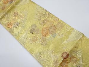 佐賀錦秋草模様織出し袋帯